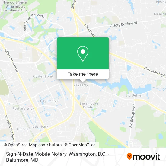 Sign-N-Date Mobile Notary map