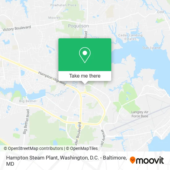 Hampton Steam Plant map