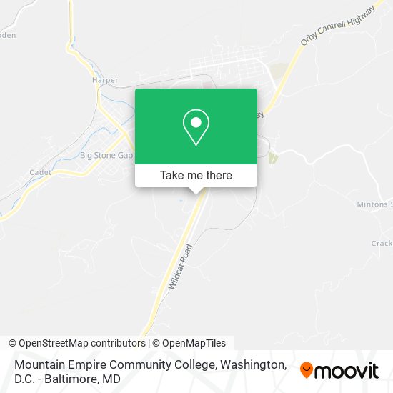 Mountain Empire Community College map