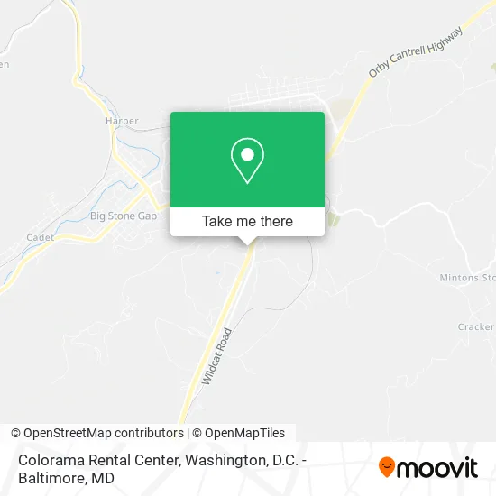 Colorama Rental Center map