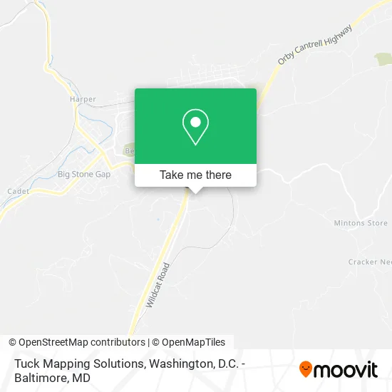 Tuck Mapping Solutions map