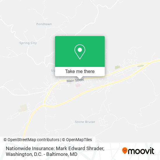 Nationwide Insurance: Mark Edward Shrader map