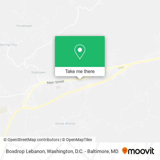 Boxdrop Lebanon map