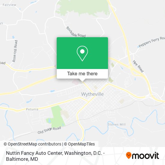 Mapa de Nuttin Fancy Auto Center