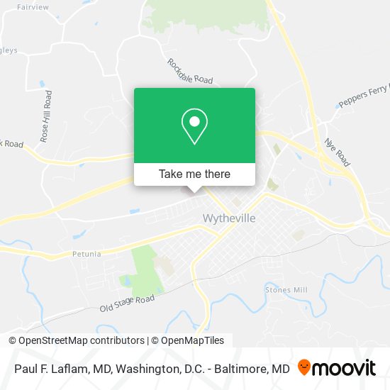Mapa de Paul F. Laflam, MD