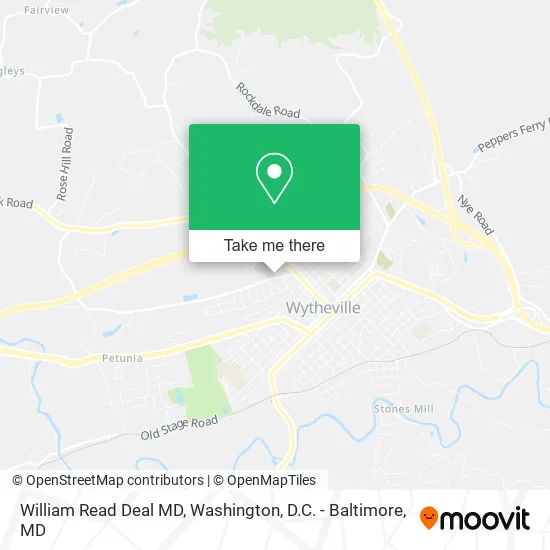 William Read Deal MD map