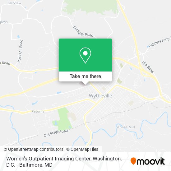 Mapa de Women's Outpatient Imaging Center