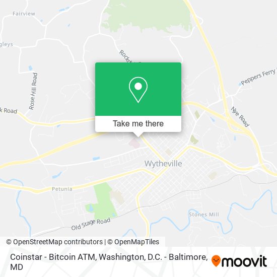 Coinstar - Bitcoin ATM map