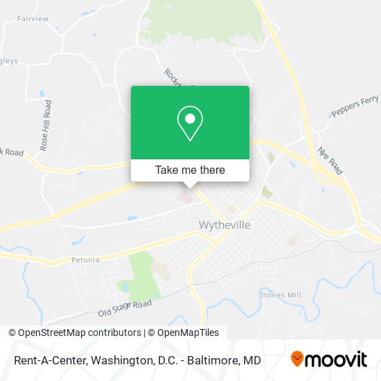 Rent-A-Center map