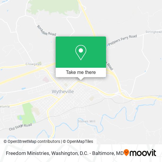 Freedom Ministries map
