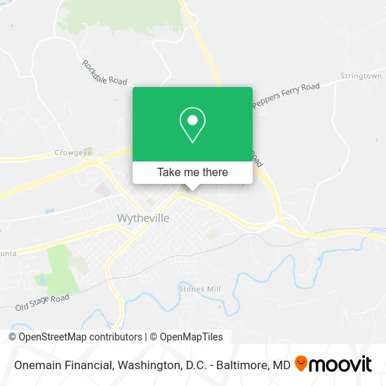 Onemain Financial map