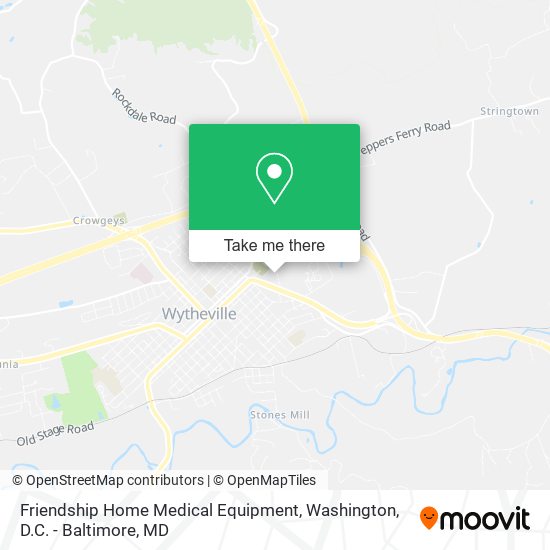 Friendship Home Medical Equipment map