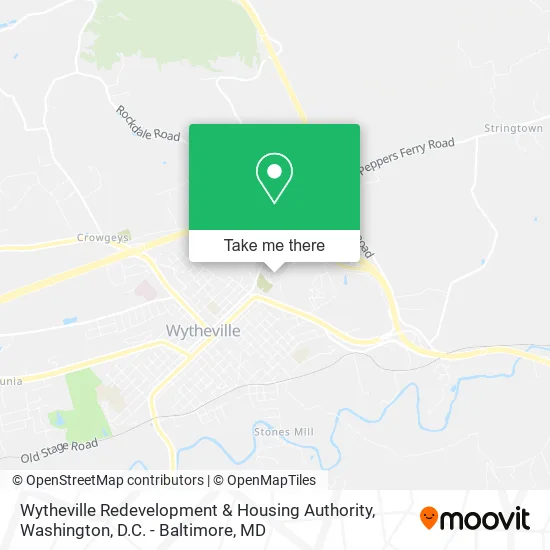 Wytheville Redevelopment & Housing Authority map