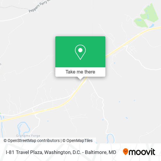 I-81 Travel Plaza map