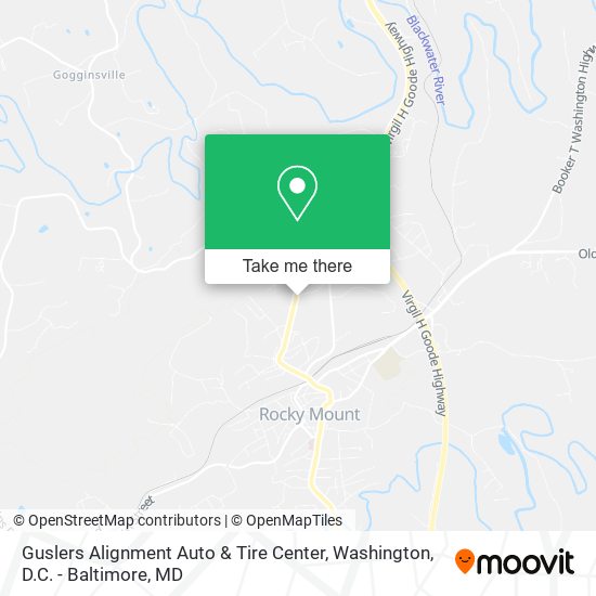 Mapa de Guslers Alignment Auto & Tire Center