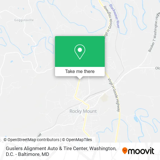 Guslers Alignment Auto & Tire Center map