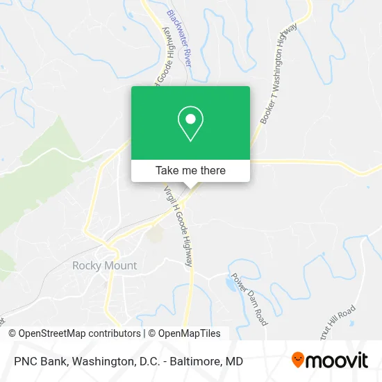 PNC Bank map