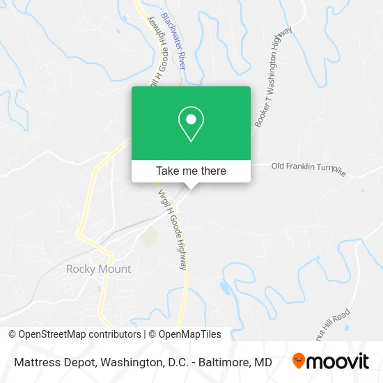 Mattress Depot map