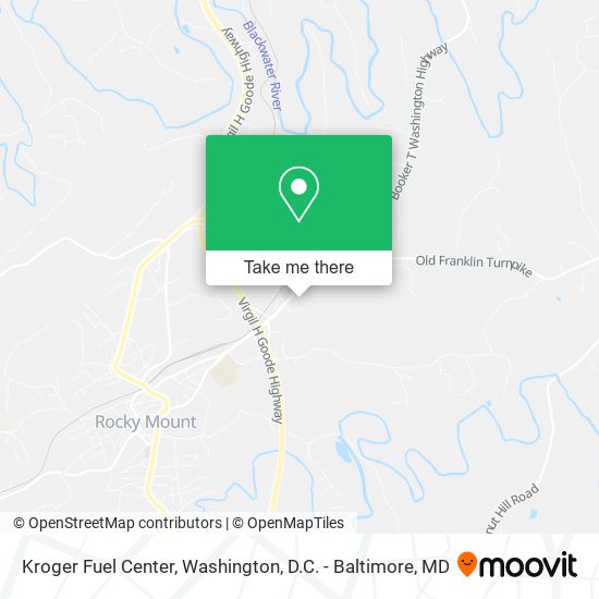 Kroger Fuel Center map