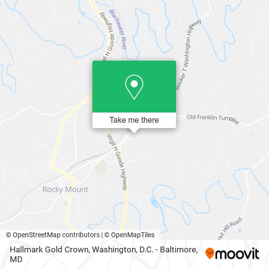 Hallmark Gold Crown map