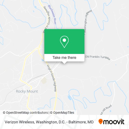 Mapa de Verizon Wireless
