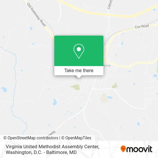 Virginia United Methodist Assembly Center map