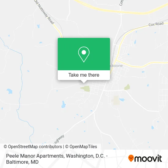 Peele Manor Apartments map