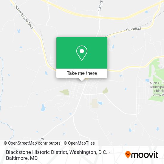 Blackstone Historic District map