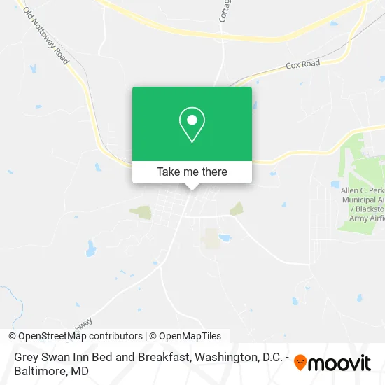 Grey Swan Inn Bed and Breakfast map