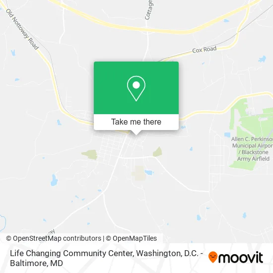 Life Changing Community Center map