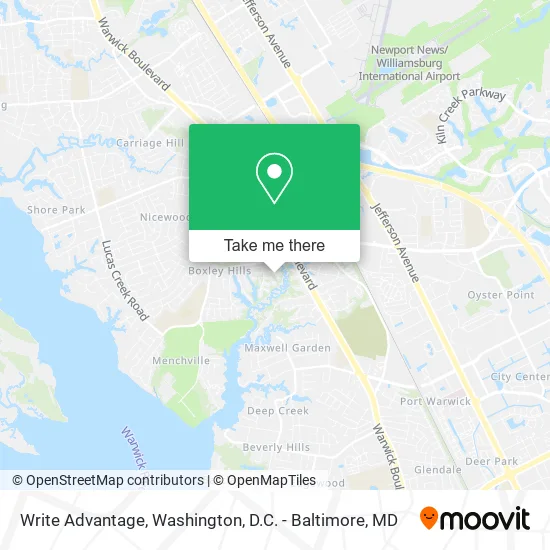 Write Advantage map