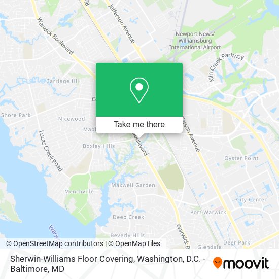 Sherwin-Williams Floor Covering map