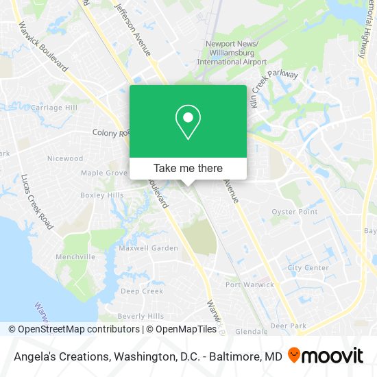 Angela's Creations map