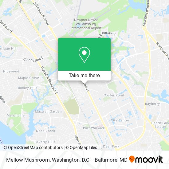 Mellow Mushroom map