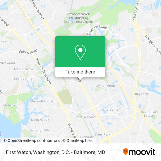 First Watch map