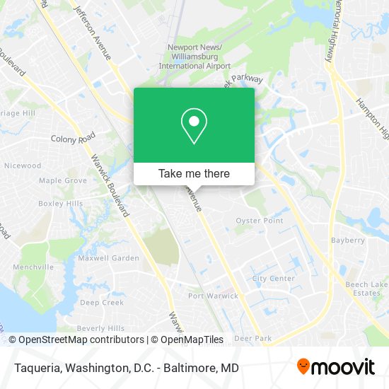 Mapa de Taqueria