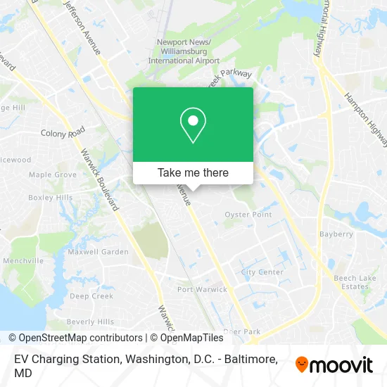 EV Charging Station map