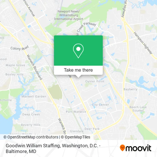 Goodwin William Staffing map