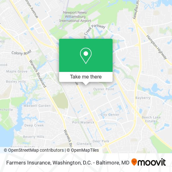 Farmers Insurance map