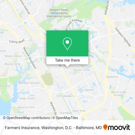 Farmers Insurance map