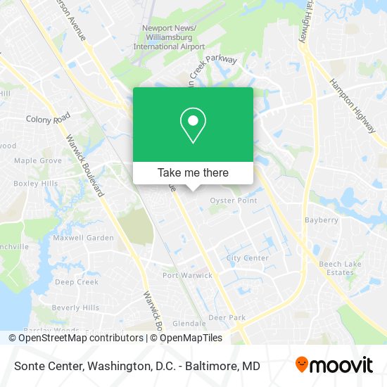 Sonte Center map