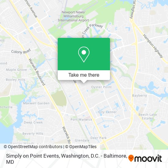 Simply on Point Events map