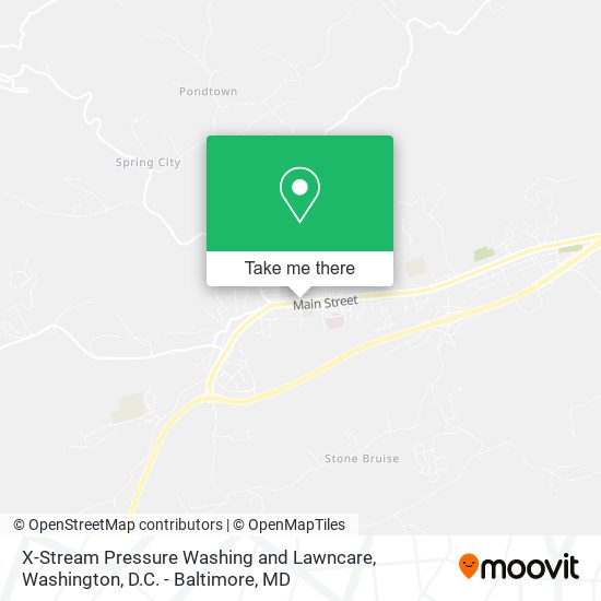 X-Stream Pressure Washing and Lawncare map