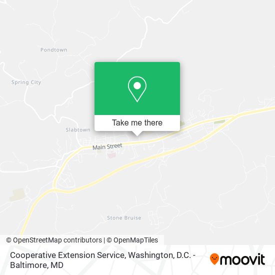 Cooperative Extension Service map
