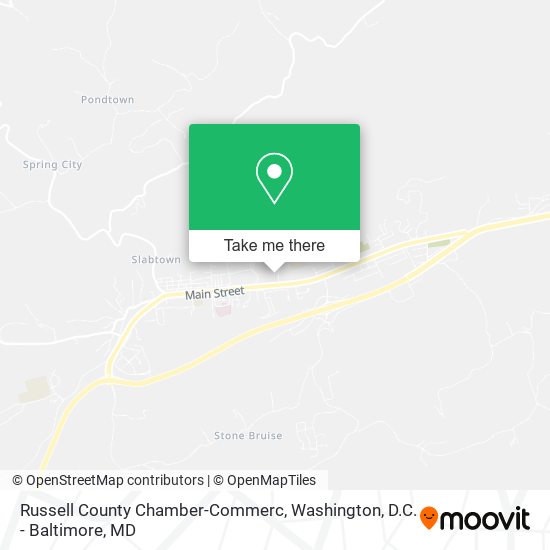 Russell County Chamber-Commerc map