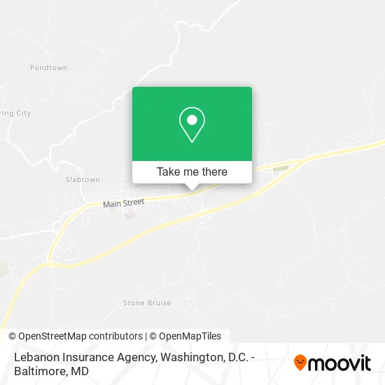 Lebanon Insurance Agency map