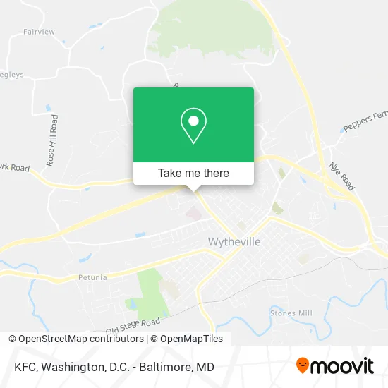 KFC map