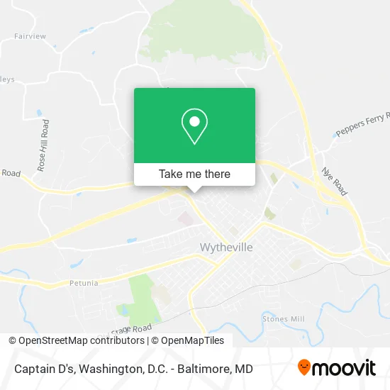 Captain D's map