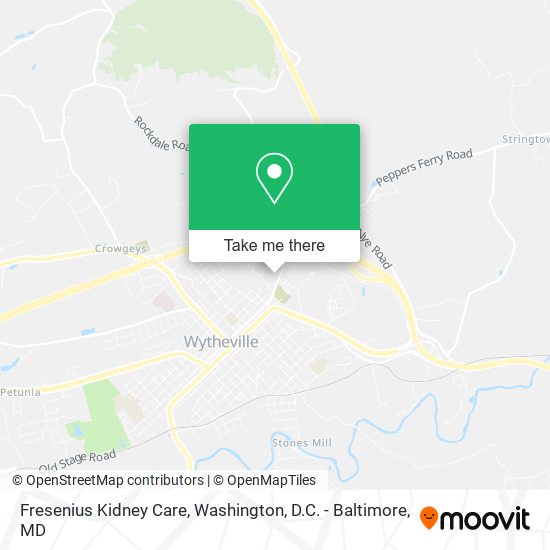 Fresenius Kidney Care map
