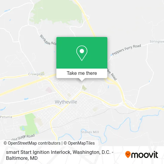 smart Start Ignition Interlock map